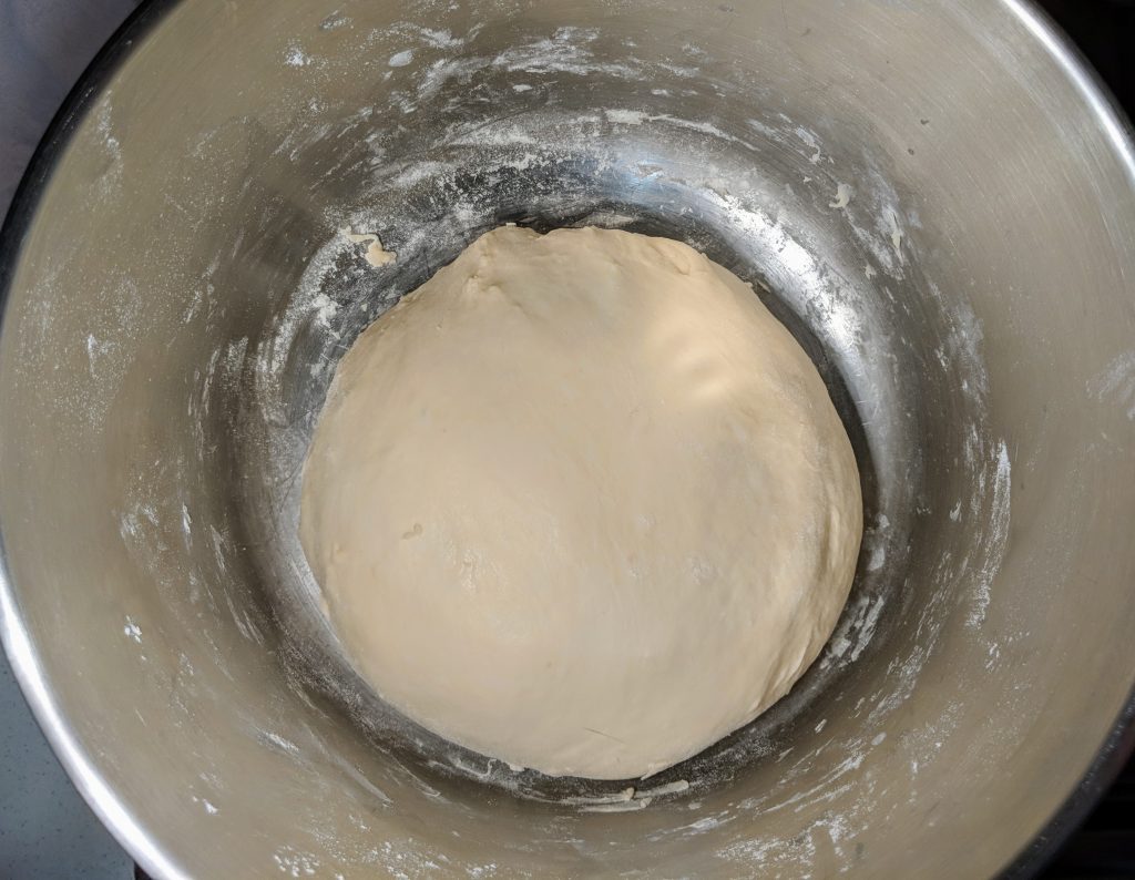 Unproofed ball of dough