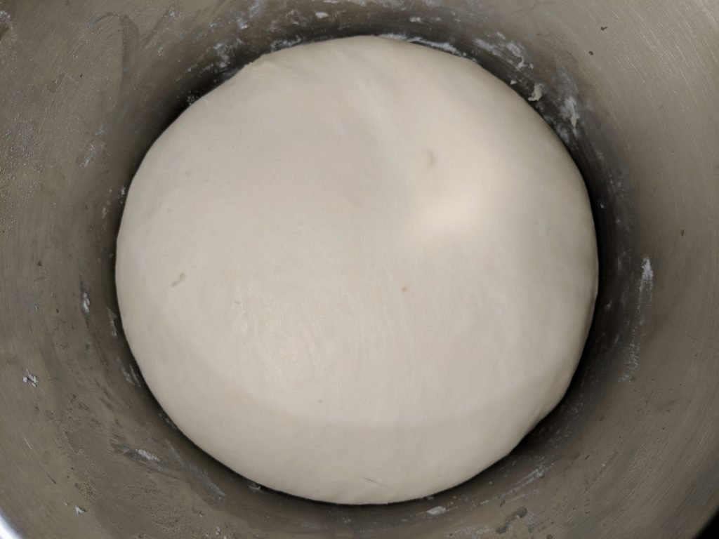 Dough, double in sized